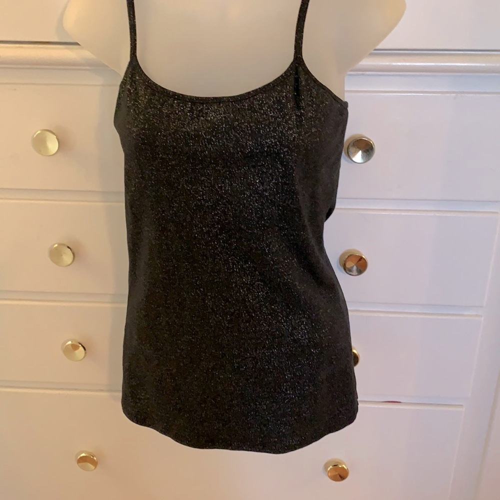 Vanity Black sparkle tank top so elegant